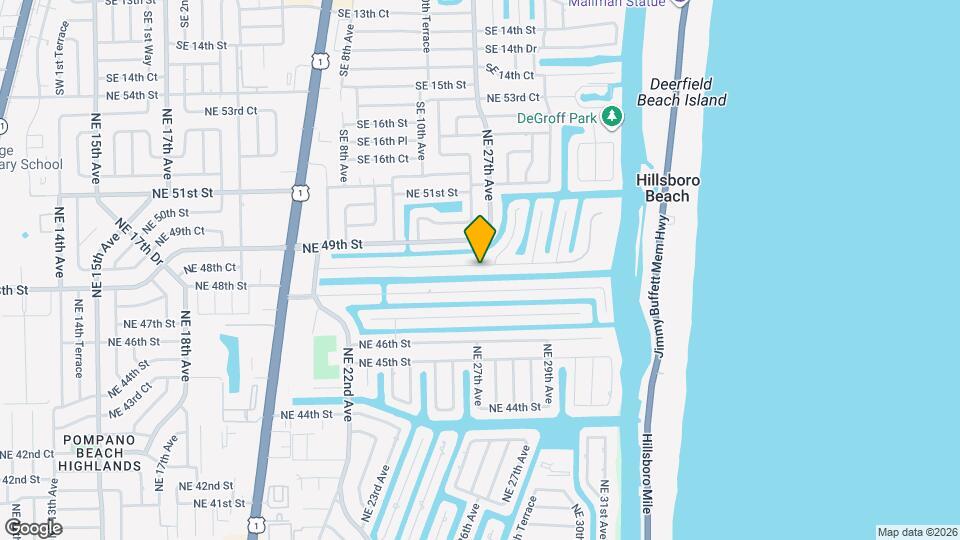 2650 NE 48th Ct Map and Location Details