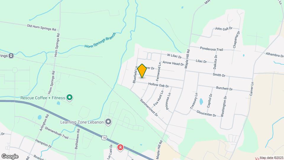 1731 Hollow Oak Dr Map and Location Details