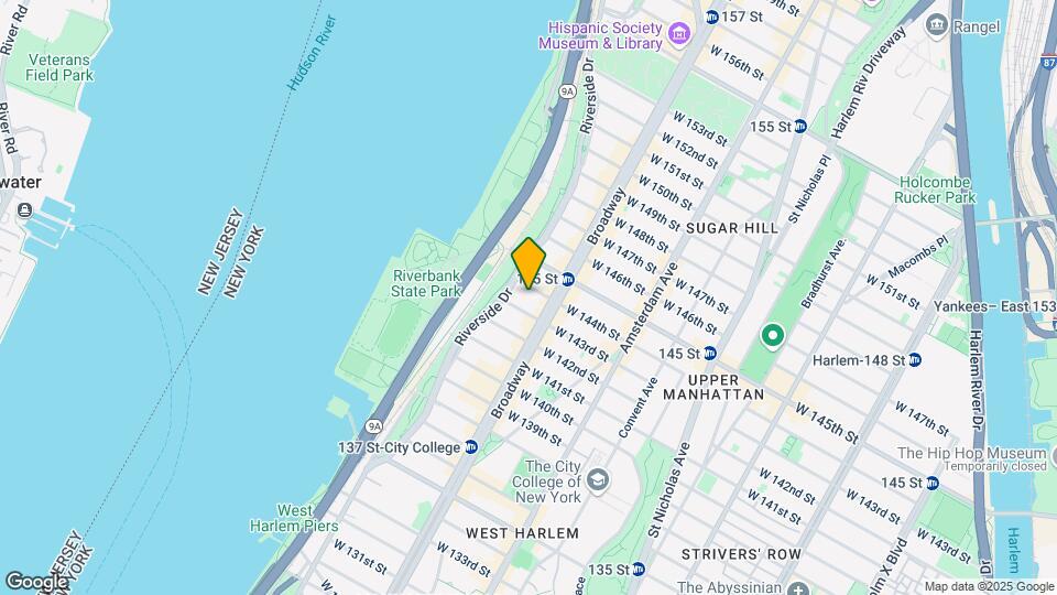 612 W 144th St Map and Location Details