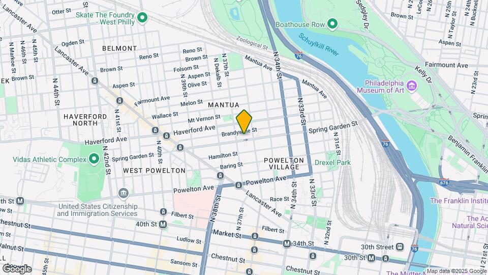 3619 Spring Garden St Map and Location Details