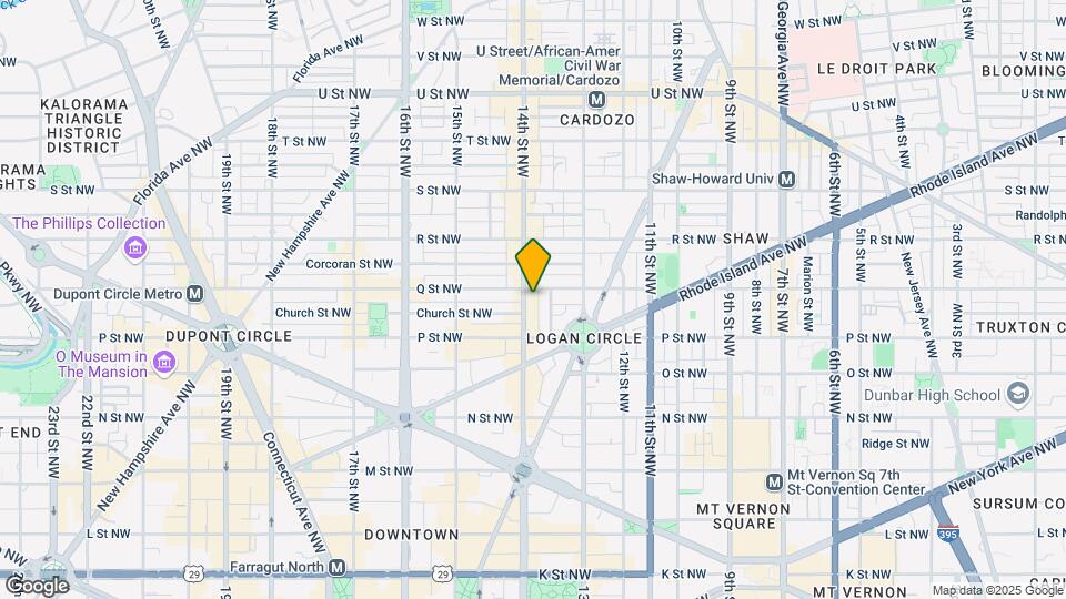 1529 14th St NW Map and Location Details