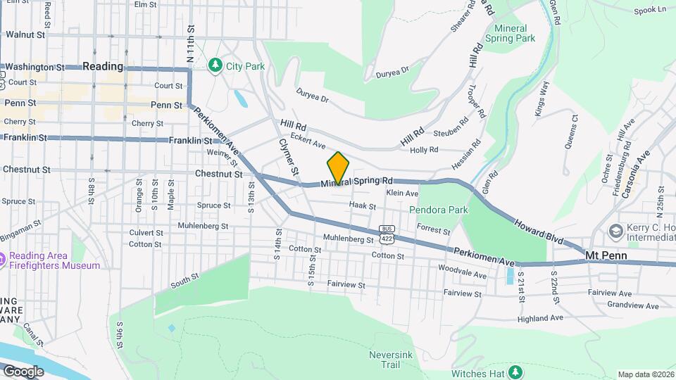 1552 Mineral Spring Rd, Unit Apt2 Mapa y Detalles de la Ubicación