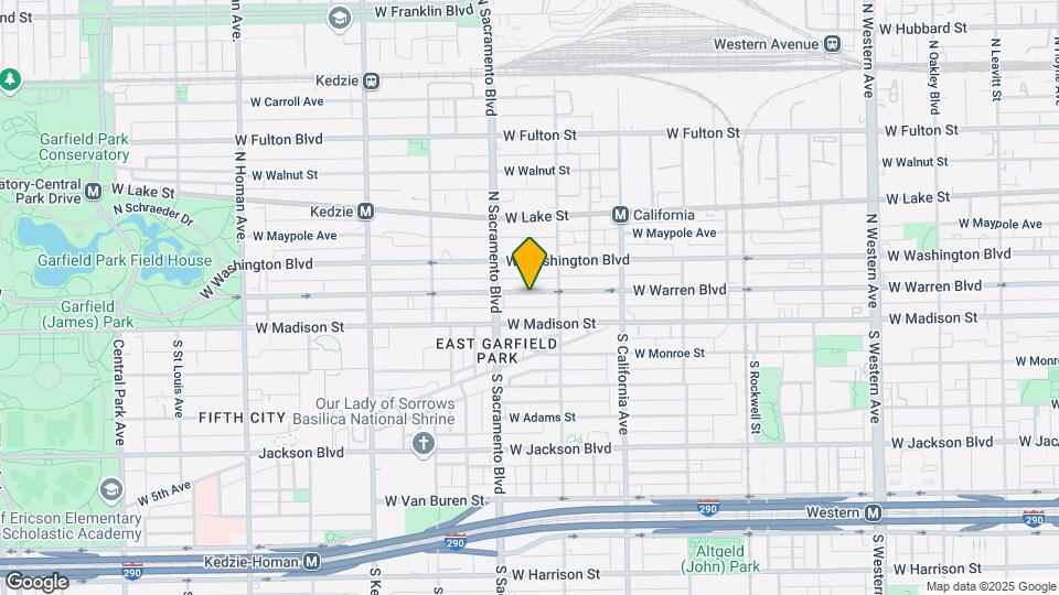 2929 W Warren Blvd Map and Location Details
