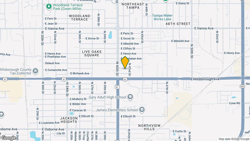 4101 E Comanche Ave Map and Location Details