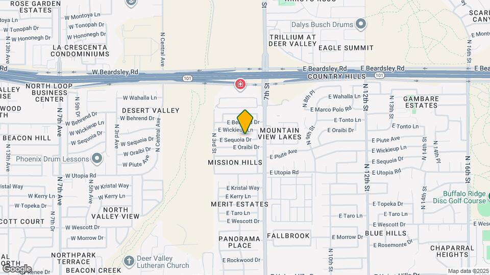 510 E Sequoia Dr Map and Location Details