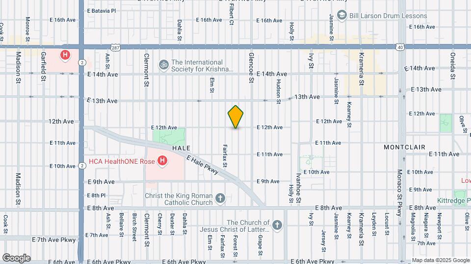 1183 Forest Street Map and Location Details