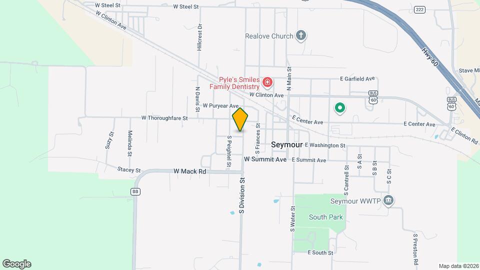 203 S Division St Map and Location Details