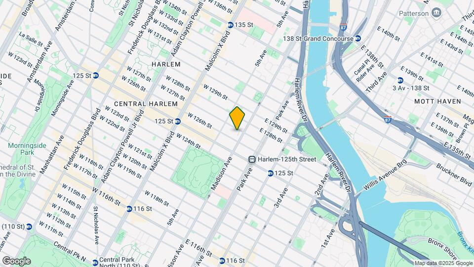 30 E 127th St Map and Location Details