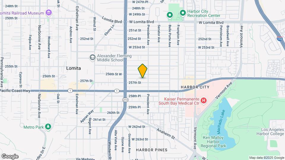 1617 257th St Mapa y Detalles de la Ubicación