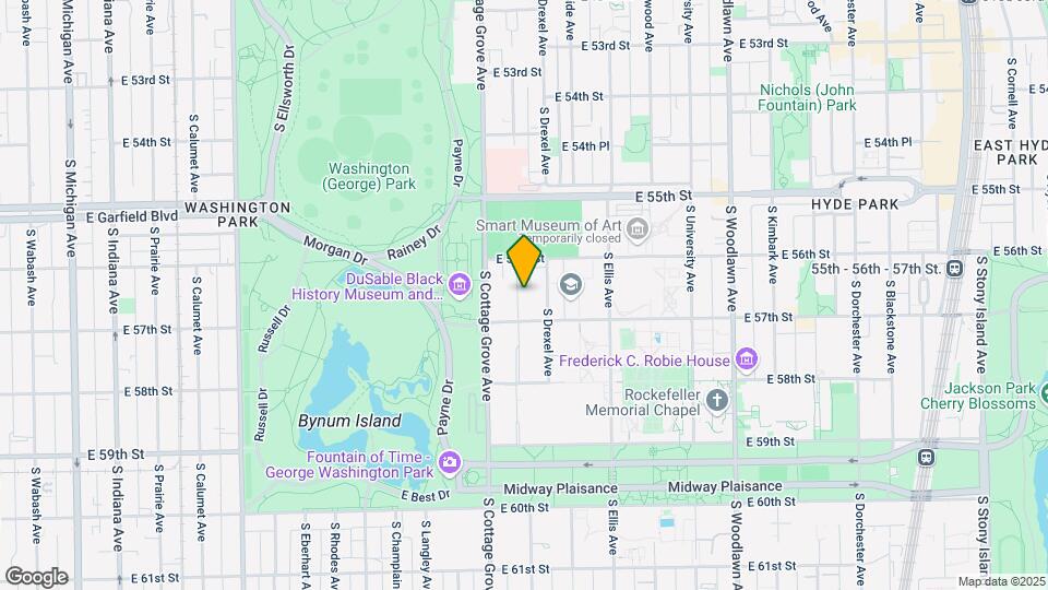 5635 S Maryland Ave Map and Location Details