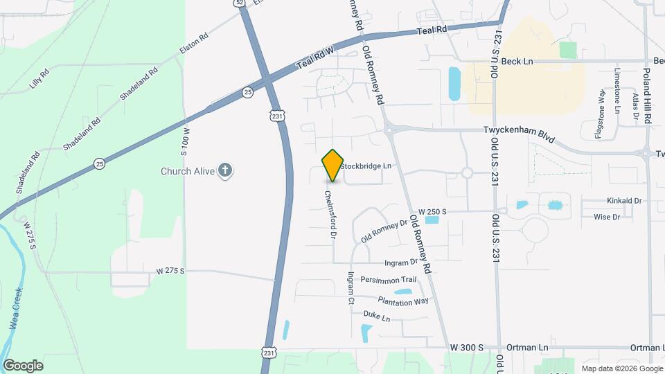 3149 Chelmsford Dr Map and Location Details