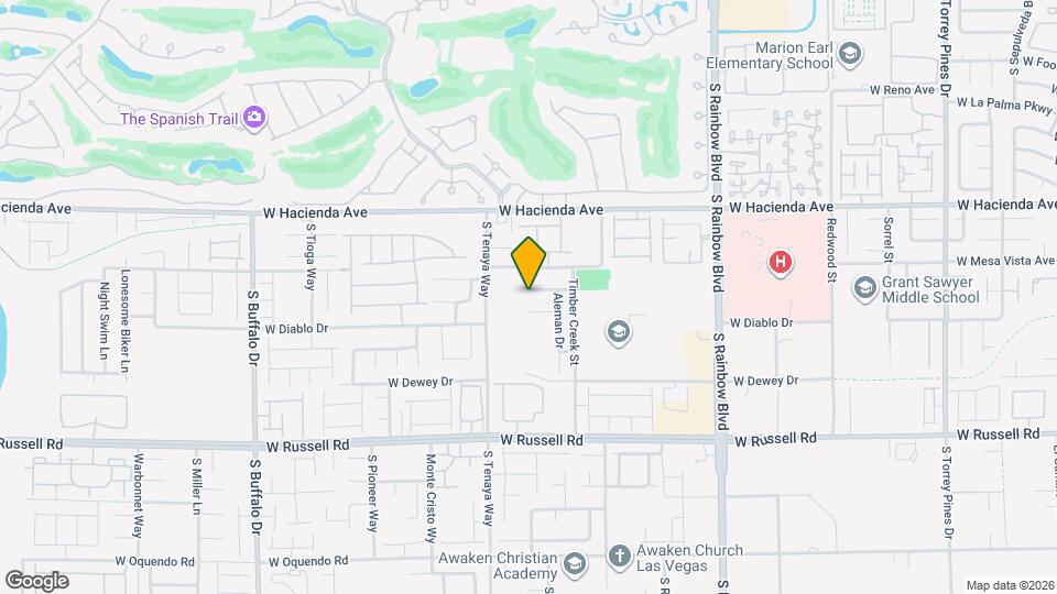 7285 Winding Creek Dr Map and Location Details