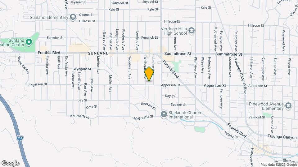 7847 Apperson St Map and Location Details