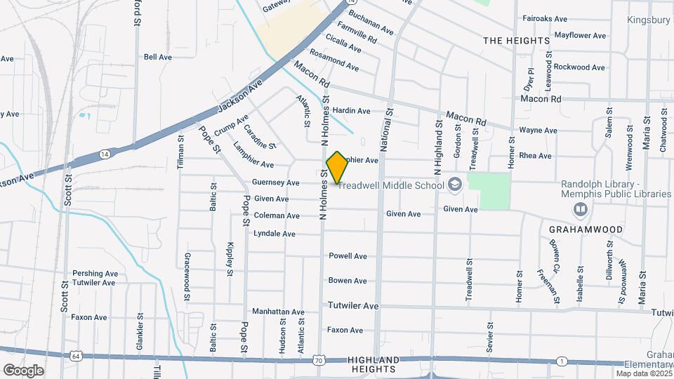 3311 Guernsey Ave Map and Location Details