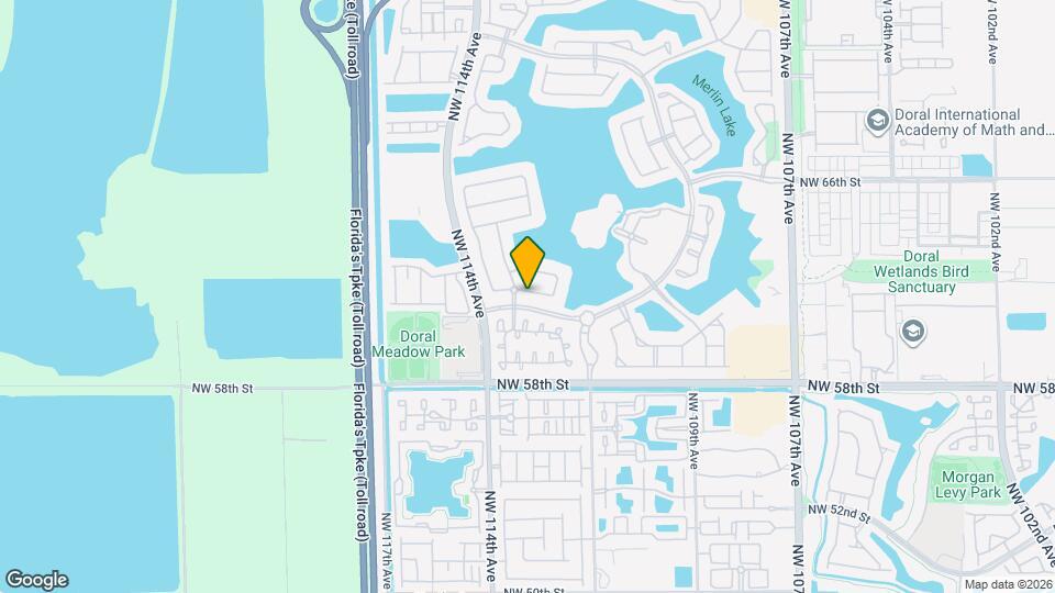 11310 NW 61st St Map and Location Details