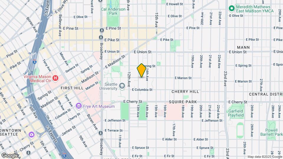 1305 E Marion St Mapa y Detalles de la Ubicación