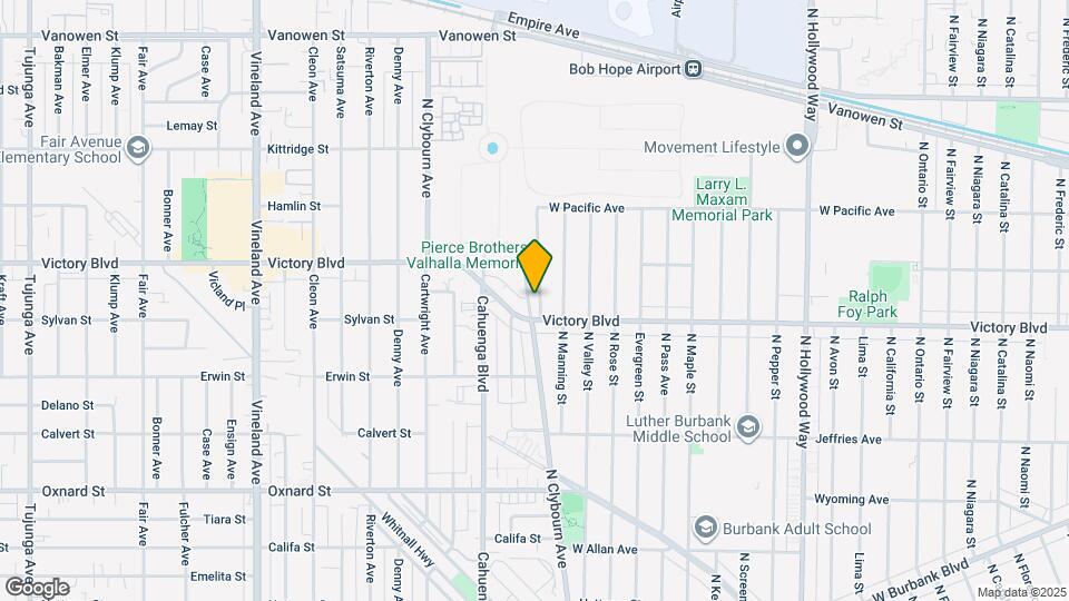 2109 N Dymond St Map and Location Details
