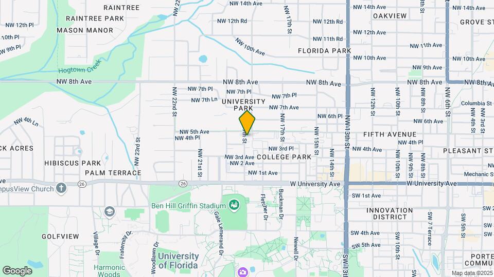 415 NW 19th St Map and Location Details