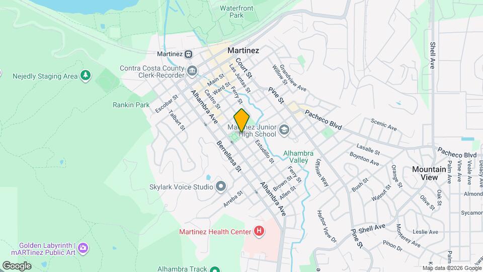 1233 Castro St Map and Location Details