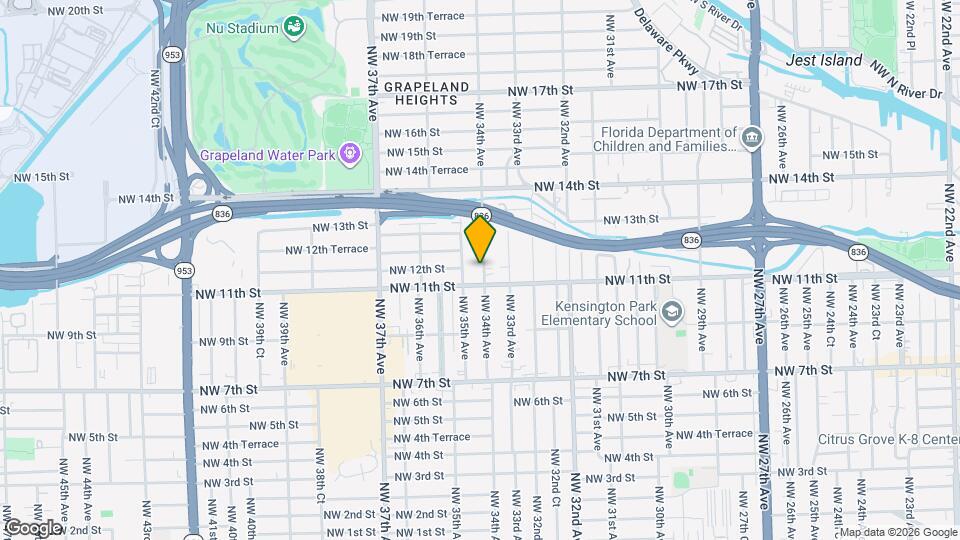 1130 NW 34th Ave Map and Location Details