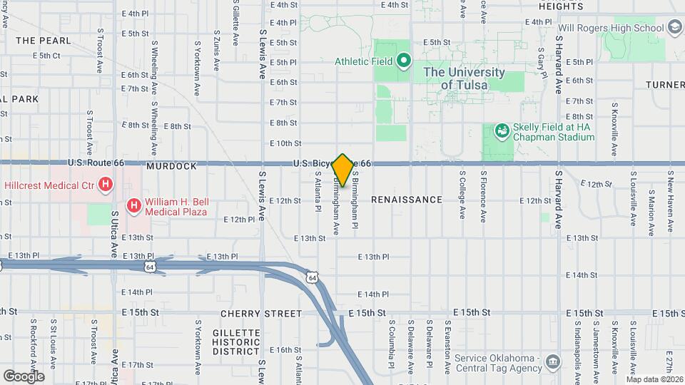 1139 S Birmingham Ave Map and Location Details