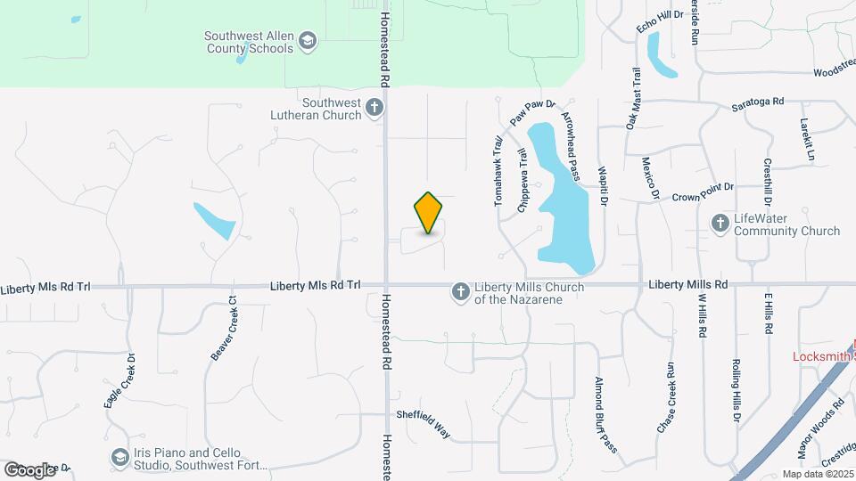 10806 Lupine Ln Map and Location Details