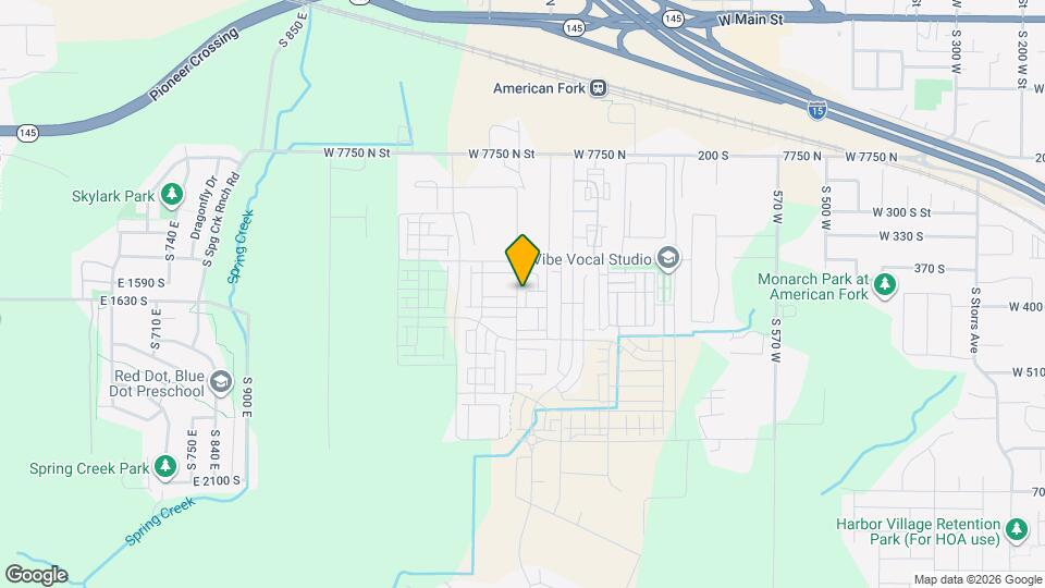 382 S 980 W Map and Location Details