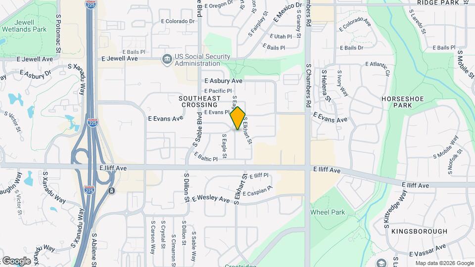 2216 S Eagle Ct Map and Location Details