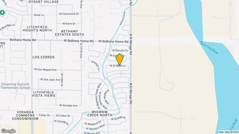 12415 W El Nido Ln Map and Location Details