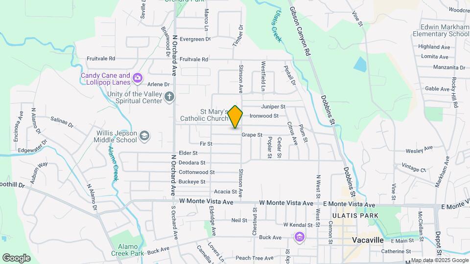 316 Grape St Map and Location Details