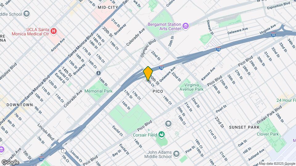 1823 19th St, Unit 6 Map and Location Details