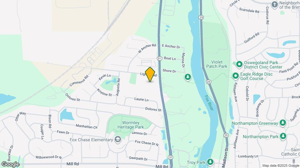 2400 Light Road Map and Location Details