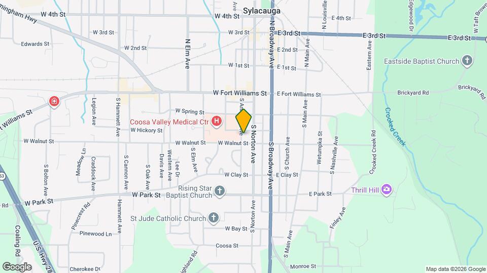 166 S Anniston Ave Mapa y Detalles de la Ubicación