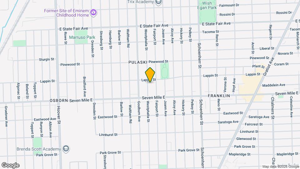 19186 Westphalia St Map and Location Details