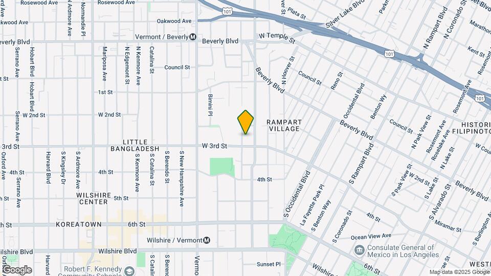 226 S Westmoreland Ave Map and Location Details