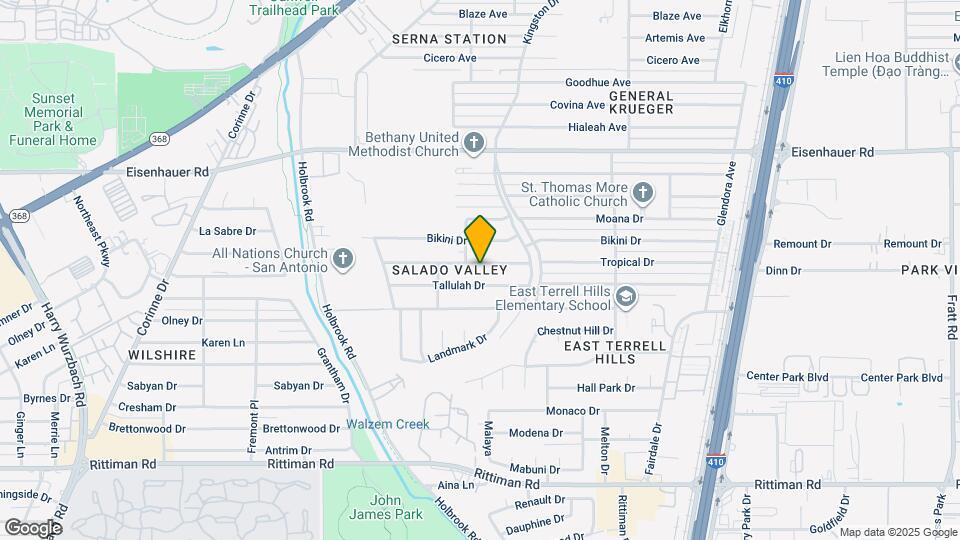 4110 Tropical Dr Map and Location Details