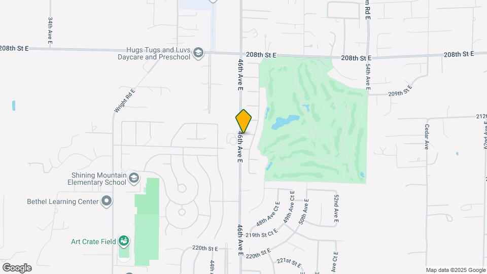 4604 213th St E Map and Location Details