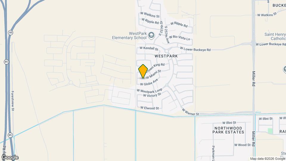 25841 W Miami St Map and Location Details