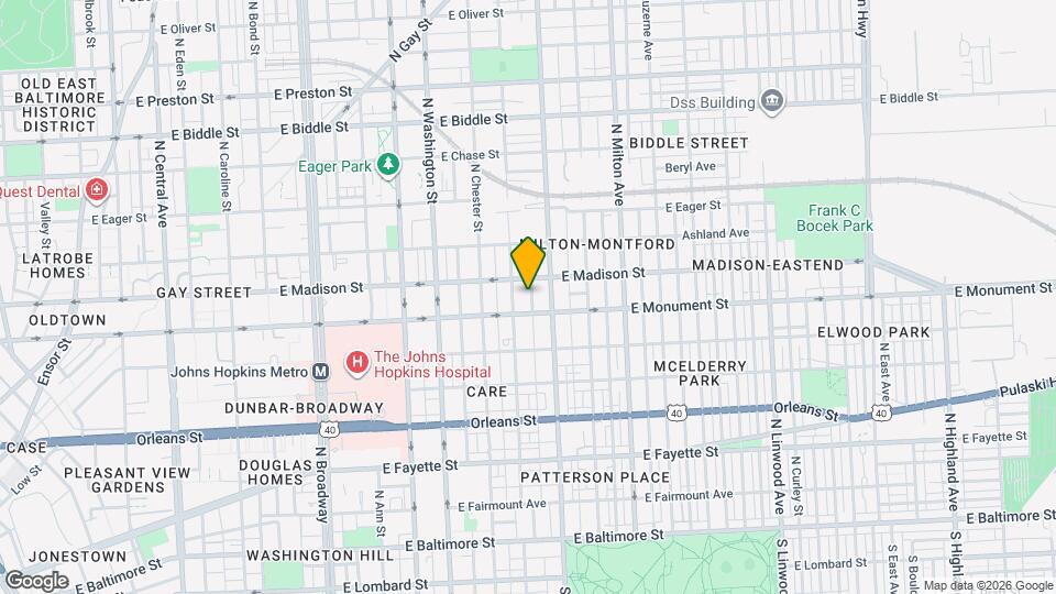 708 N Madeira St Map and Location Details