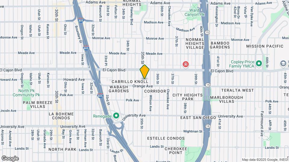 4225 35th St Map and Location Details