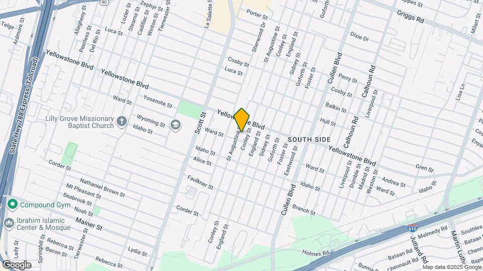 4013 Ward St Map and Location Details