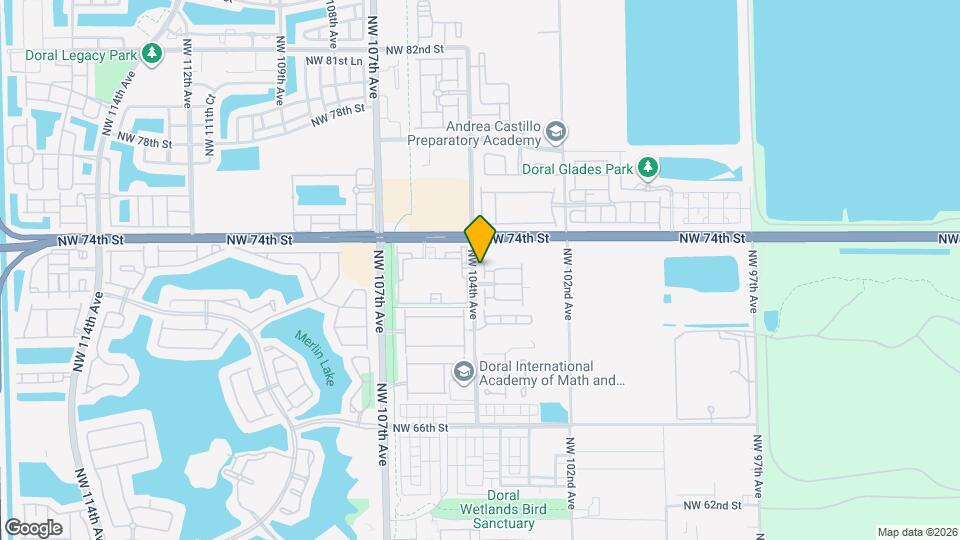 7240 NW 103rd Path Map and Location Details