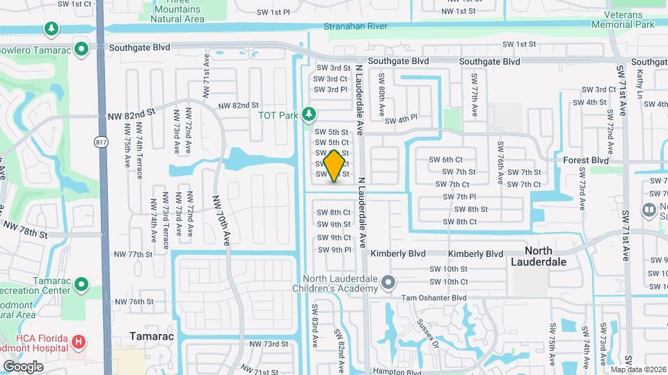 8200 SW 7th Ct Map and Location Details
