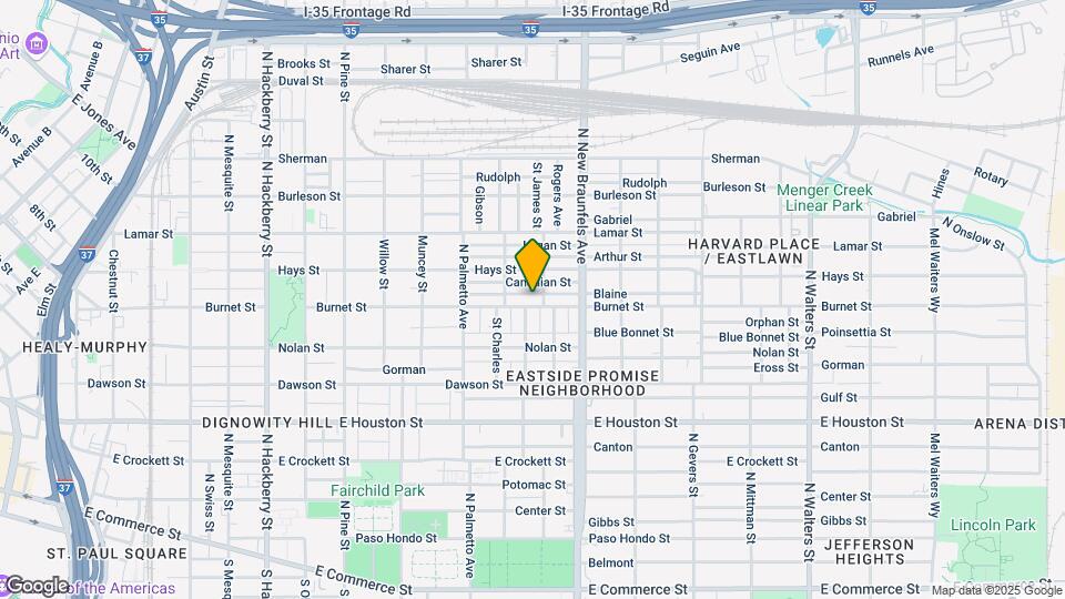 1323 Burnet St Map and Location Details