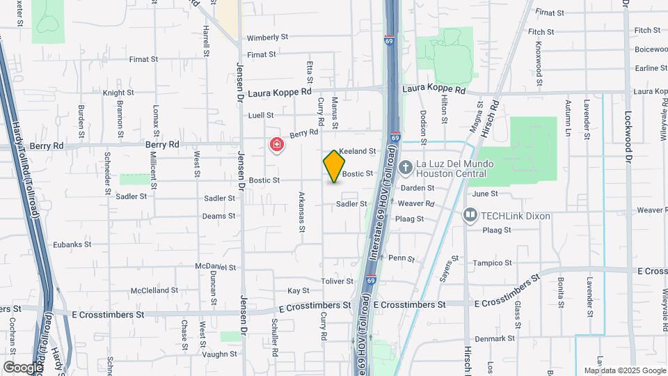 8316 Curry Rd Map and Location Details