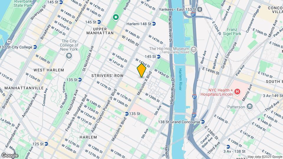 100-106 W 141st St Map and Location Details