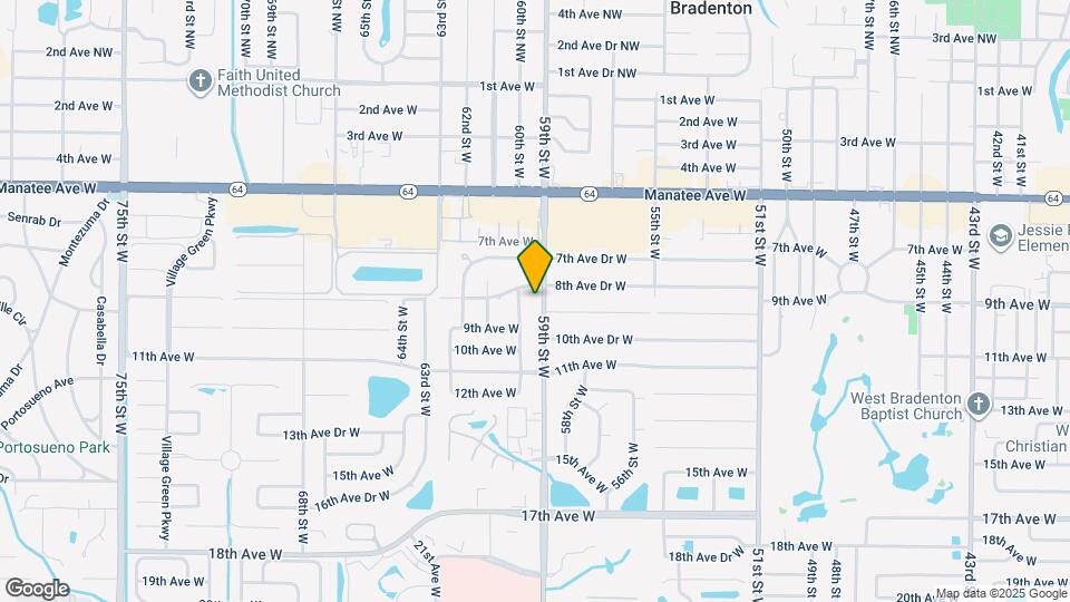 908 59th St W Map and Location Details