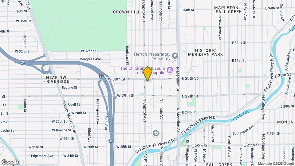 2951 N Capitol Ave Map and Location Details