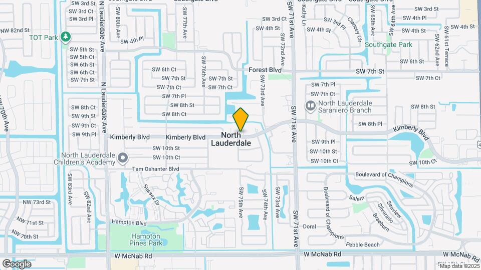 921 SW 74th Terrace Map and Location Details