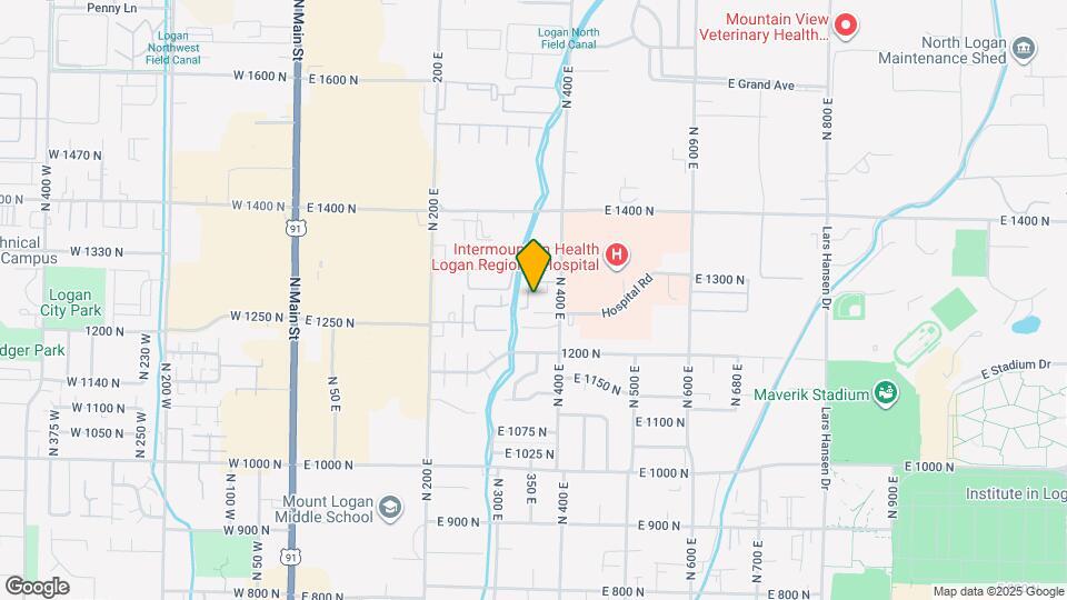 1265 N 400 E Map and Location Details